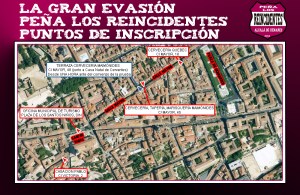 La Gran Evasión - Puntos de Inscripción